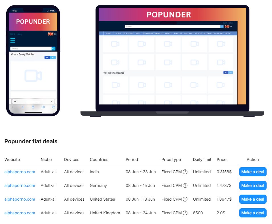 Mediakit example